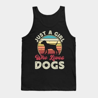 Just A Girl Who Loves DOg Training T shirt For Women T-Shirt T-Shirt Tank Top